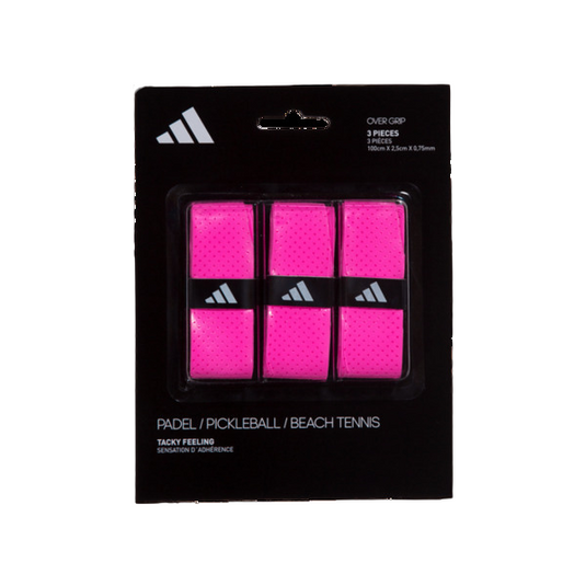 Adidas Set of padel overgrips 3 units pink - TheDistrictPadelClub