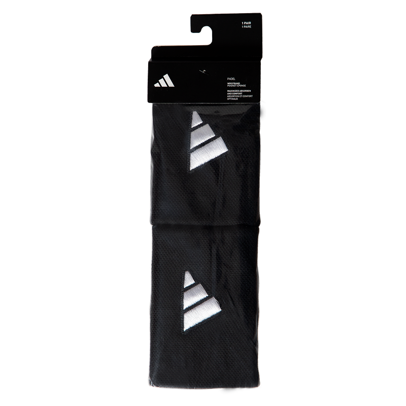 Load image into Gallery viewer, adidas Wristband L x2 - Black/White
