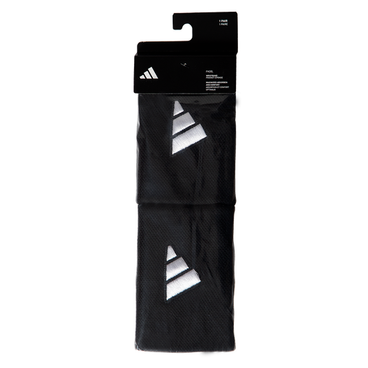 adidas Wristband L x2 - Black/White