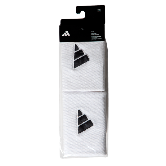 adidas Wristband L x2 - White/Black