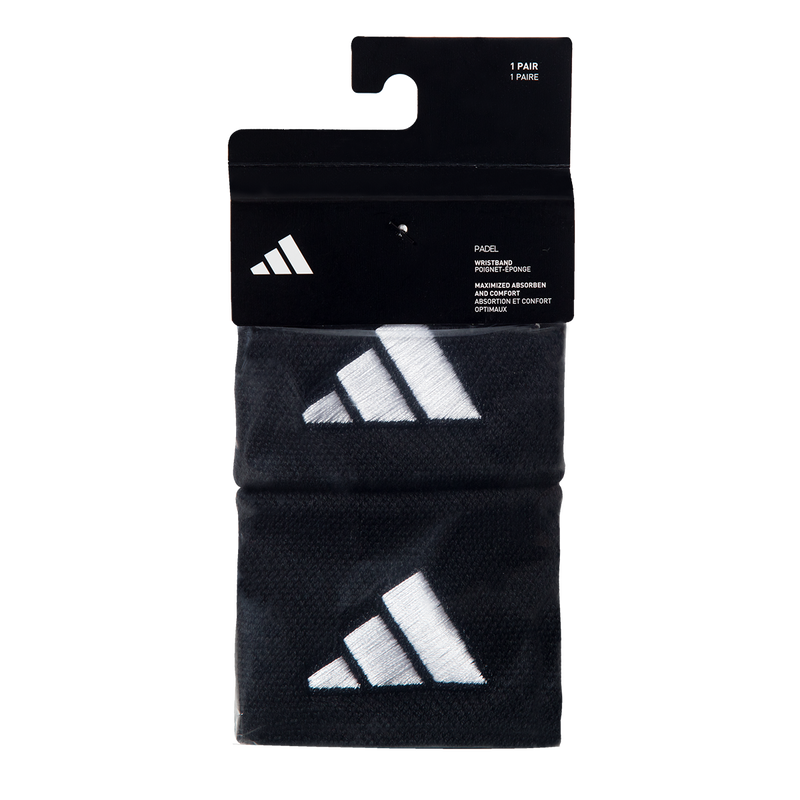 Load image into Gallery viewer, adidas Wristband S x2 - Black/White
