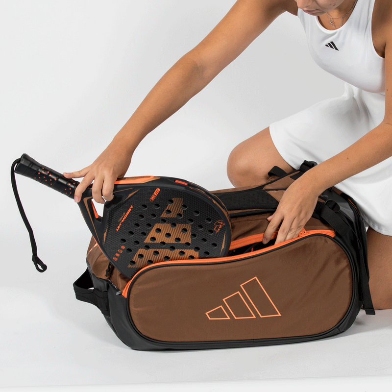 Load image into Gallery viewer, adidas Pro Tour Bronze Racquet Bag 2026
