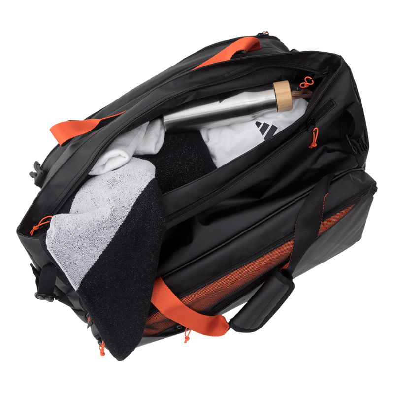 Load image into Gallery viewer, Racket Bag adidas Multigame Black/Orange 3.4
