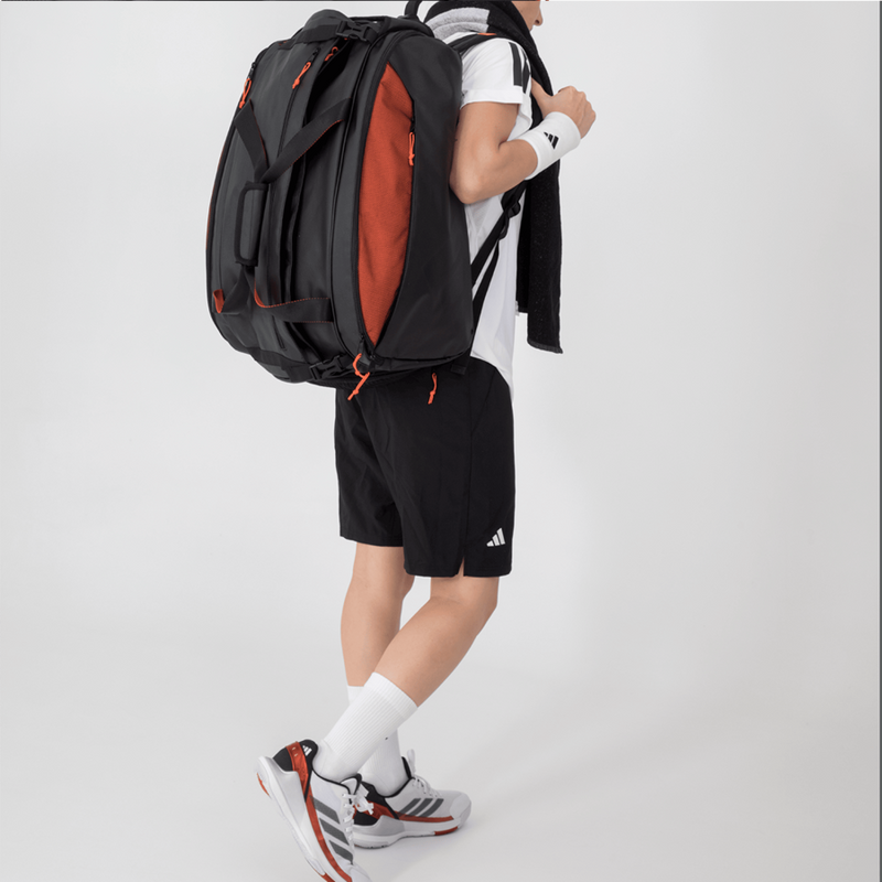 Load image into Gallery viewer, Racket Bag adidas Multigame Black/Orange 3.4
