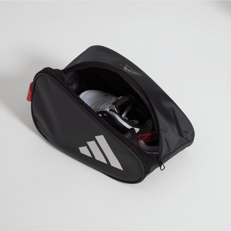 Load image into Gallery viewer, Shoe Bag Black/Red 3.4
