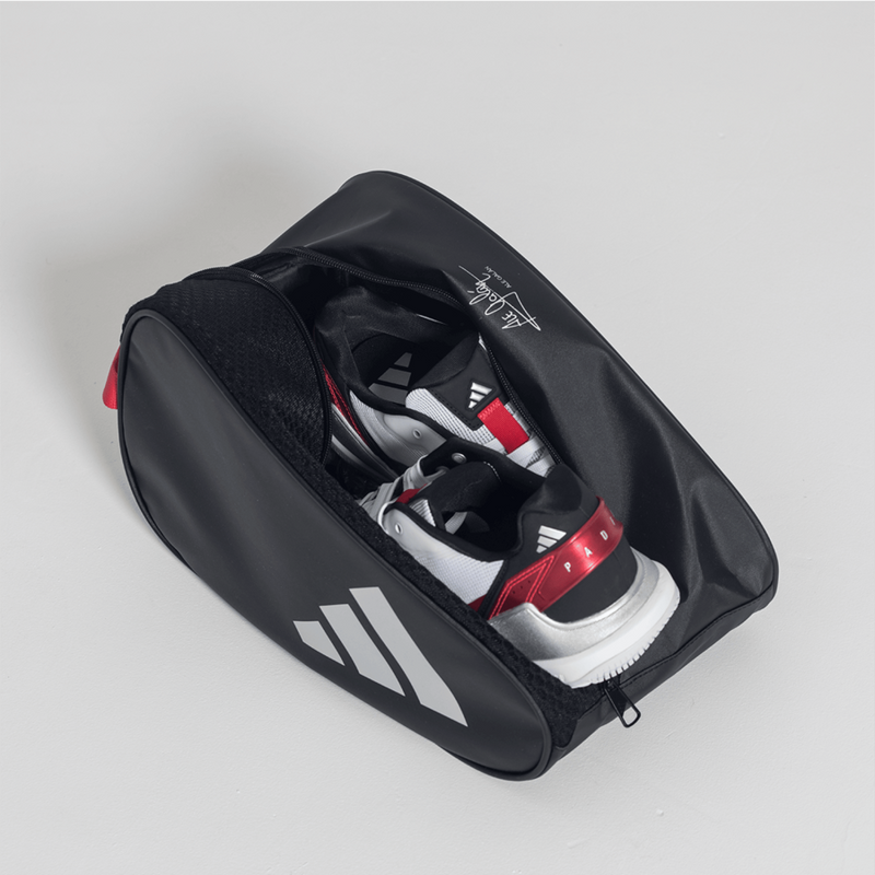 Load image into Gallery viewer, Shoe Bag Black/Red 3.4
